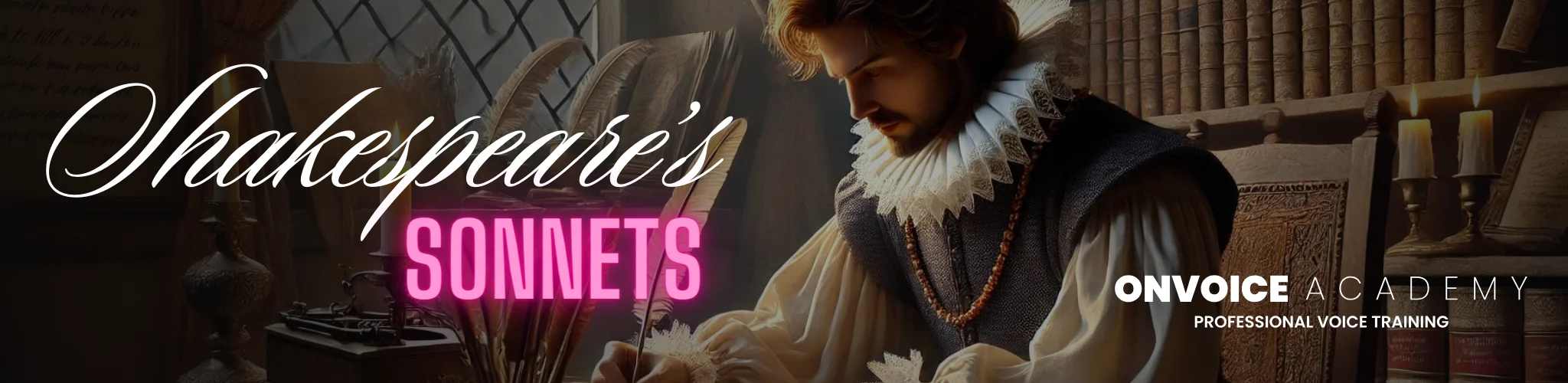 Shakespeare's Sonnets Banner for course page